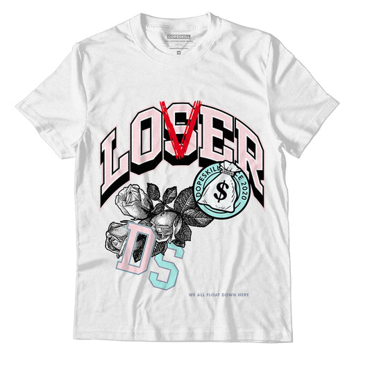 Jordan 5 Easter DopeSkill T-Shirt Loser Lover Graphic - White