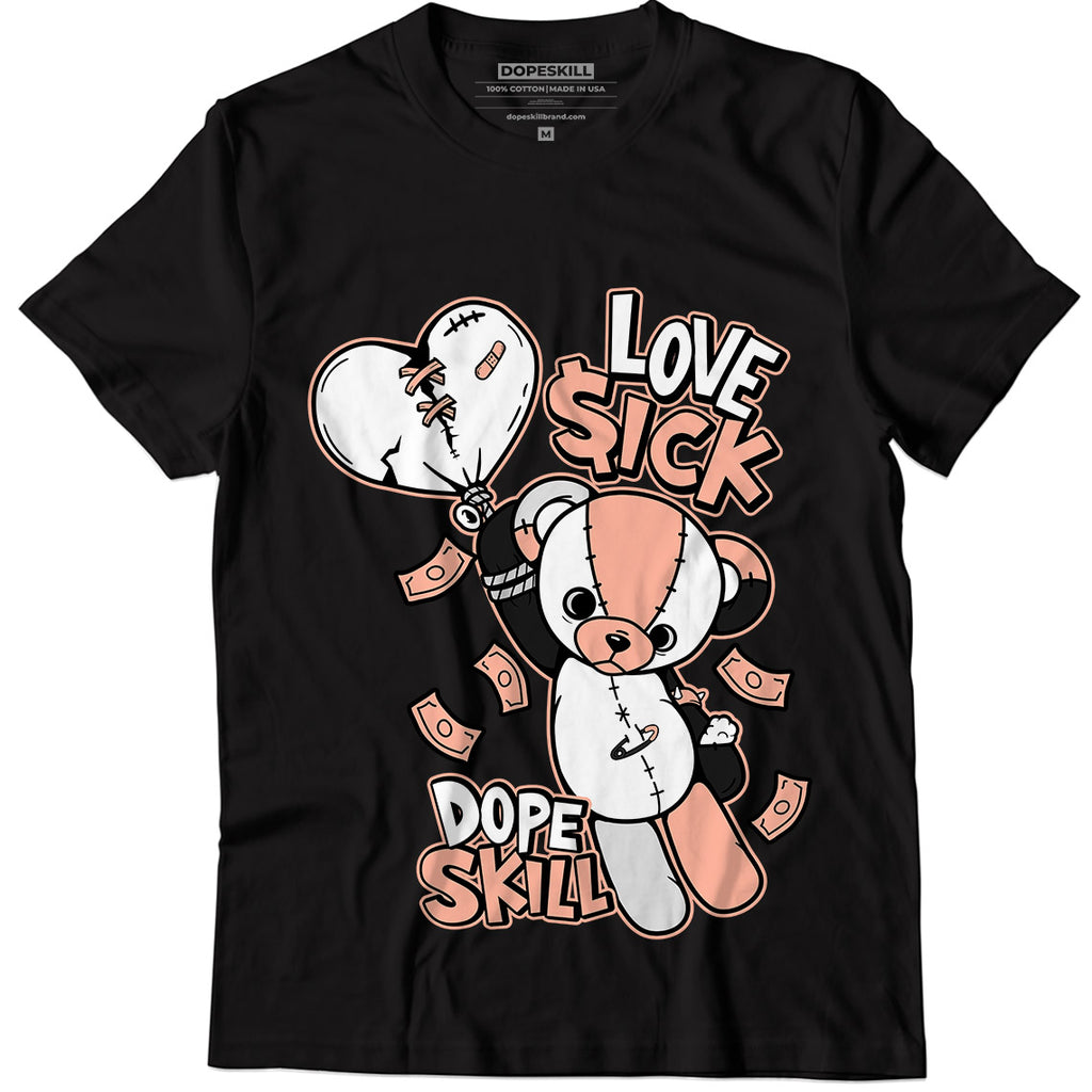 Love Sick Unisex Shirt Match Jordan 1 Mid Gs Arctic Orange - Black