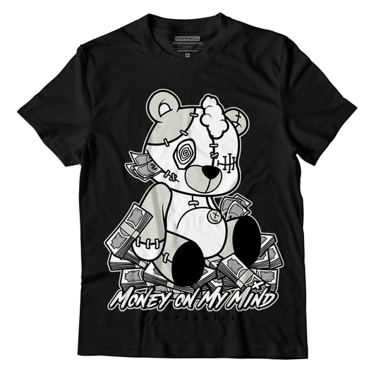 Jordan 4 Military Black DopeSkill T-Shirt MOMM Bear Graphic - Black