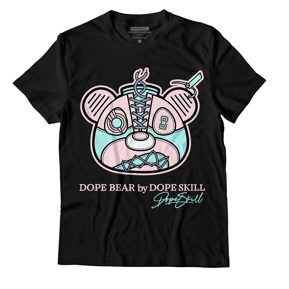 Jordan 5 Easter DopeSkill T-Shirt Sneaker Bear Head Graphic - Black