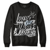 Black Metallic Chrome 6s DopeSkill Sweatshirt LOVE Graphic - Black