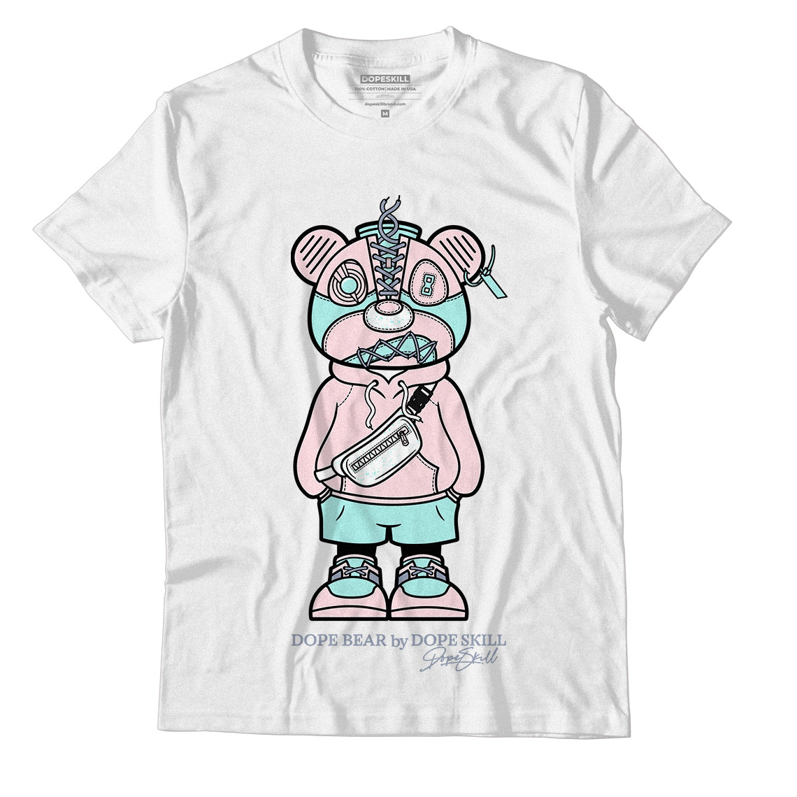 Jordan 5 Easter DopeSkill T-Shirt Sneaker Bear Graphic - White 