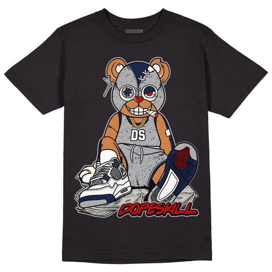 Midnight Navy 4s DopeSkill T-Shirt Greatest Graphic - Black