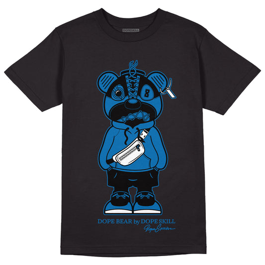 AJ 1 Dark Marina Blue DopeSkill T-Shirt Sneaker Bear Graphic