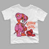 GS Pinksicle 5s DopeSkill Toddler Kids T-shirt Broken Heart Graphic - White 