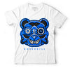 Yz 350 Boost V2 Dazzling Blue DopeSkill T-Shirt Robo Bear Graphic - White 