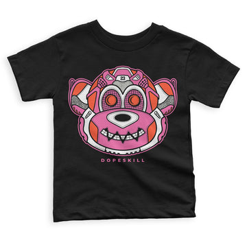 GS Pinksicle 5s DopeSkill Toddler Kids T-shirt Monk Graphic - Black