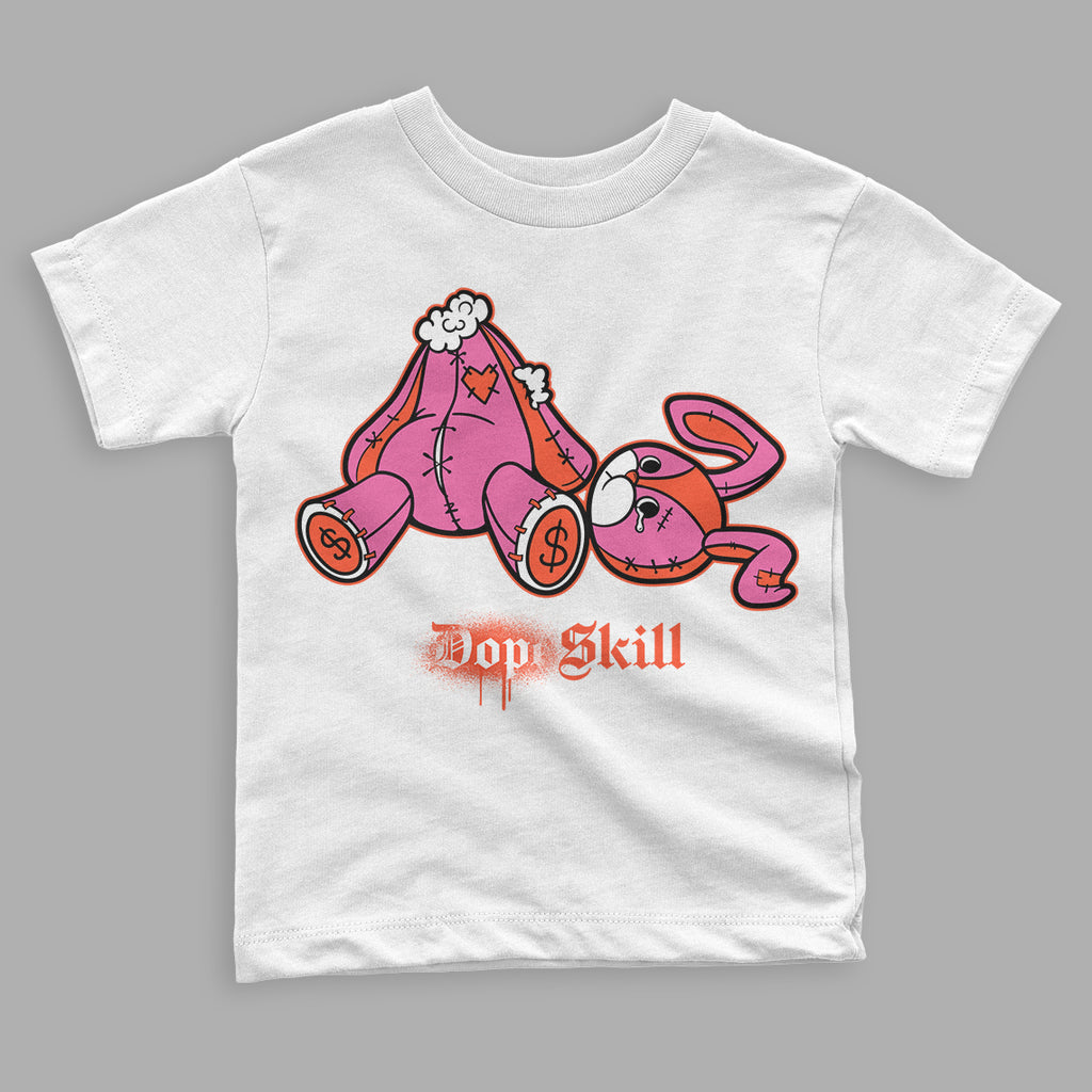 GS Pinksicle 5s DopeSkill Toddler Kids T-shirt Don’t Break My Heart Graphic - White 