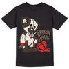 Jordan 1 Low OG “Reverse Mocha” DopeSkill T-Shirt Broken Heart Graphic - Black