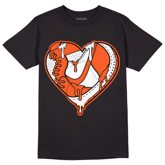 Starfish 1s DopeSkill T-Shirt Heart Jordan 1 Graphic - Black