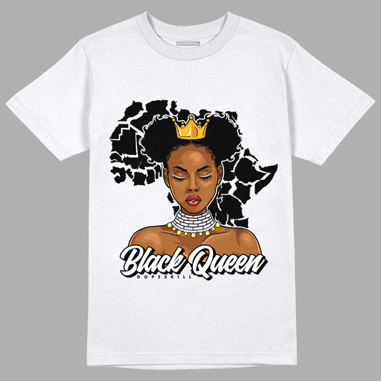 Dunk Low Panda White Black DopeSkill T-Shirt Black Queen Graphic - White 