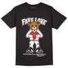 Dunk Low Panda White Black DopeSkill T-Shirt Fake Love Graphic - Black 