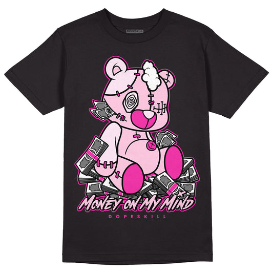 Triple Pink Dunk Low DopeSkill T-Shirt MOMM Bear Graphic - Black