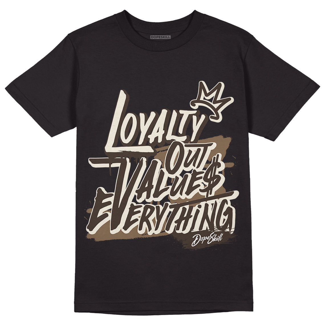 Jordan 1 Low OG “Reverse Mocha” DopeSkill T-Shirt LOVE Graphic - Black