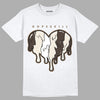 Jordan 1 Low OG “Reverse Mocha” DopeSkill T-Shirt Slime Drip Heart Graphic - White