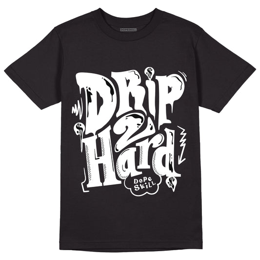Dunk Low Panda White Black DopeSkill T-Shirt Drip Too Hard Graphic - Black 