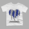 Racer Blue 5s DopeSkill Toddler Kids T-shirt Juneteenth Heart Graphic