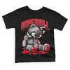 Red Thunder 4s DopeSkill Toddler Kids T-shirt Sick Bear Graphic