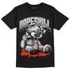 Black Canvas 4s DopeSkill T-Shirt Sick Bear Graphic - Black