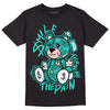 Green Snakeskin Dunk Low DopeSkill T-Shirt BEAN Graphic - Black