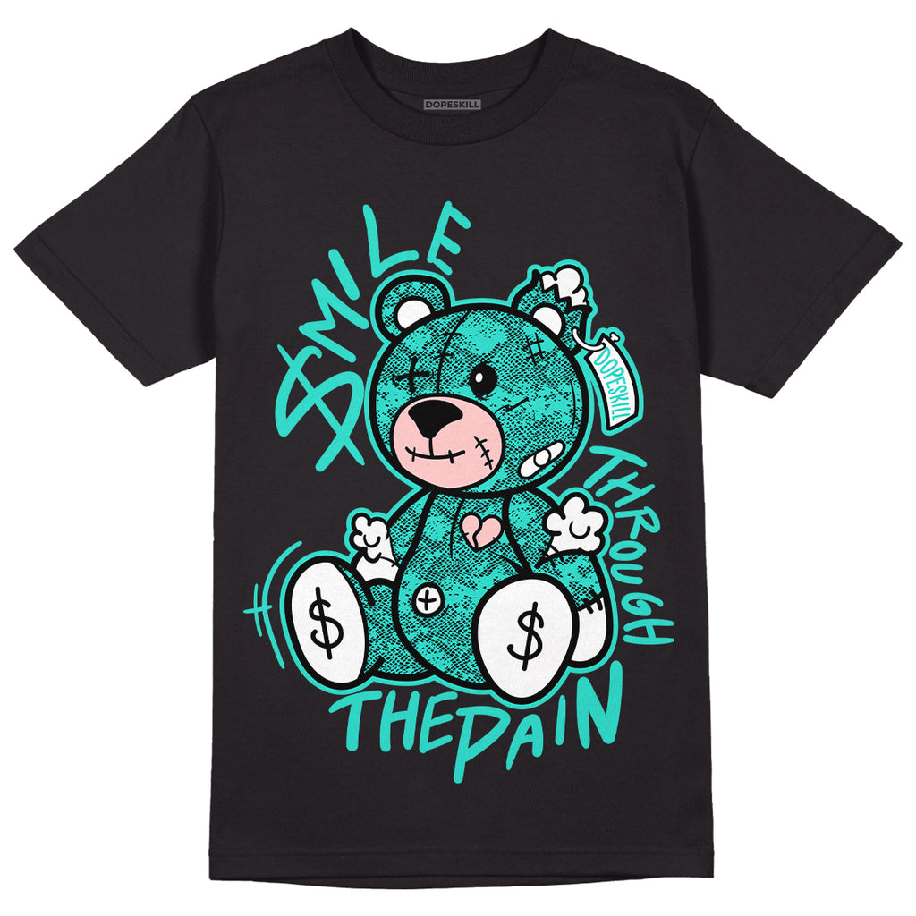 Green Snakeskin Dunk Low DopeSkill T-Shirt BEAN Graphic - Black