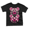 Coral Chalk 1s Mid DopeSkill Toddler Kids T-shirt Leather Bear Graphic