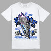 Hyper Royal 12s DopeSkill T-Shirt True Love Will Kill You Graphic - White 