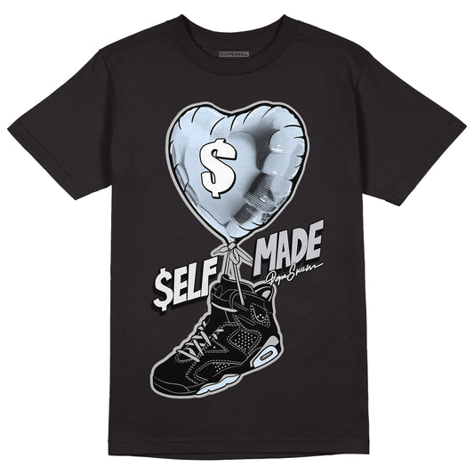 Black Metallic Chrome 6s DopeSkill T-Shirt Self Made Graphic - Black