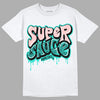 Green Snakeskin Dunk Low DopeSkill T-Shirt Super Sauce Graphic - White