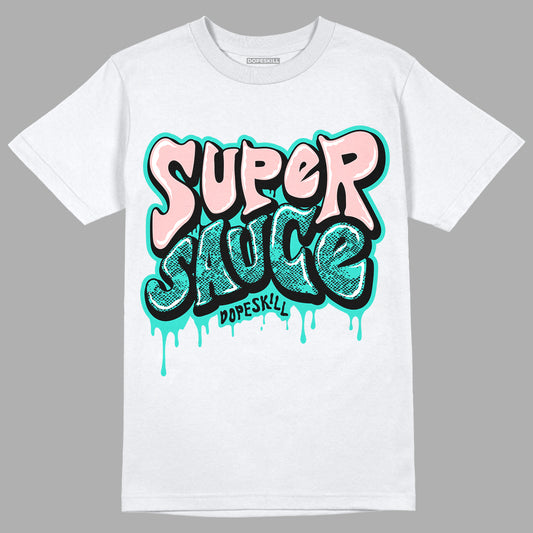 Green Snakeskin Dunk Low DopeSkill T-Shirt Super Sauce Graphic - White