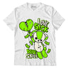 AJ 6 Electric Green DopeSkill T-Shirt Love Sick Graphic