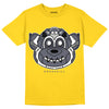 AJ 4 Lightning DopeSkill Tour Yellow T-shirt Monk Graphic