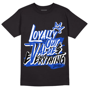 Hyper Royal 12s DopeSkill T-Shirt LOVE Graphic - Black