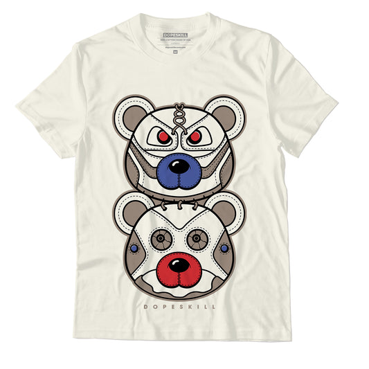 AJ 4 Sail Canvas DopeSkill Sail T-shirt Leather Bear Graphic