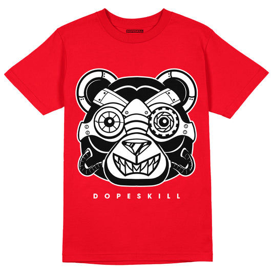 AJ 9 Chile Red DopeSkill Chile Red T-shirt Robo Bear Graphic