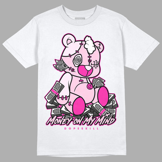 Triple Pink Dunk Low DopeSkill T-Shirt MOMM Bear Graphic - White 