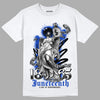 Hyper Royal 12s DopeSkill T-Shirt Juneteenth Graphic - White