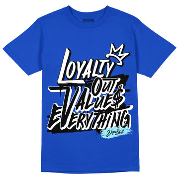 Hyper Royal 12s DopeSkill Hyper Royal T-shirt LOVE Graphic