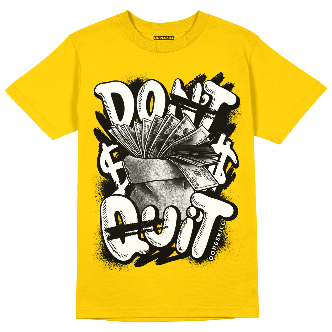 Light Ginger 14s Retro DopeSkill Light Ginger T-shirt Don't Quit Graphic