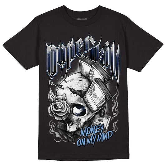 Georgetown 6s DopeSkill T-Shirt Money On My Mind Graphic - Black