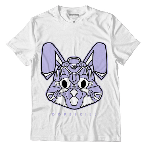 AJ 11 Low Pure Violet DopeSkill T-Shirt Sneaker Rabbit Graphic