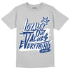 AJ 13 French Blue DopeSkill Light Steel Grey T-shirt LOVE Graphic