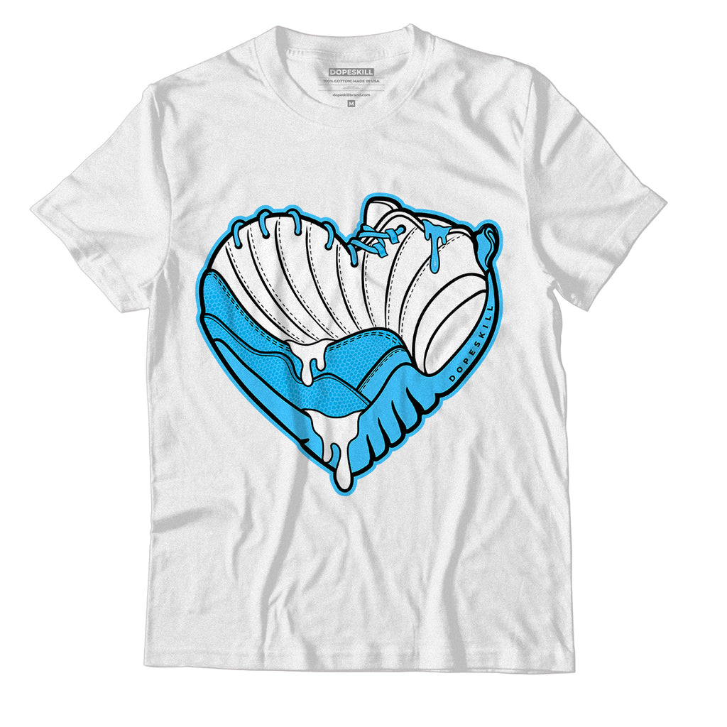 Jordan 12 8-Bit and Jordan 12 “Emoji” DopeSkill T-Shirt Heart Jordan 12  Graphic - White 