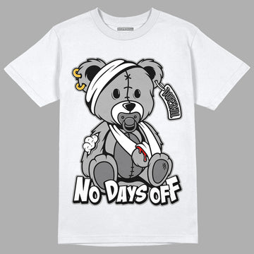 Jordan 12 Stealth DopeSkill T-Shirt Hurt Bear Graphic - White 