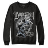 Black Metallic Chrome 6s DopeSkill Sweatshirt Money Loves Me Graphic - Black