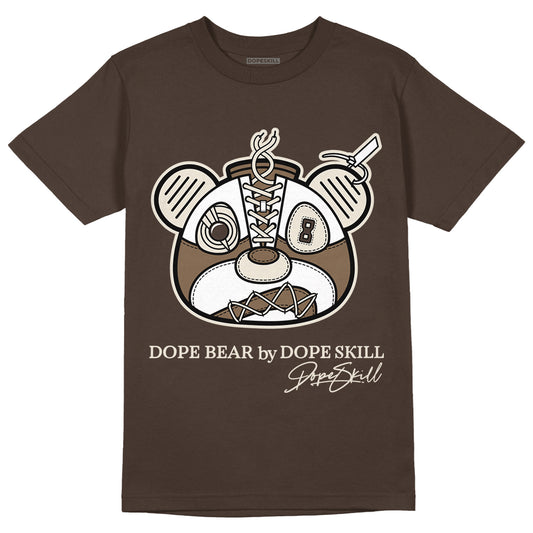 Jordan 1 Low OG “Reverse Mocha” DopeSkill Ridgerock T-shirt Sneaker Bear Head Graphic