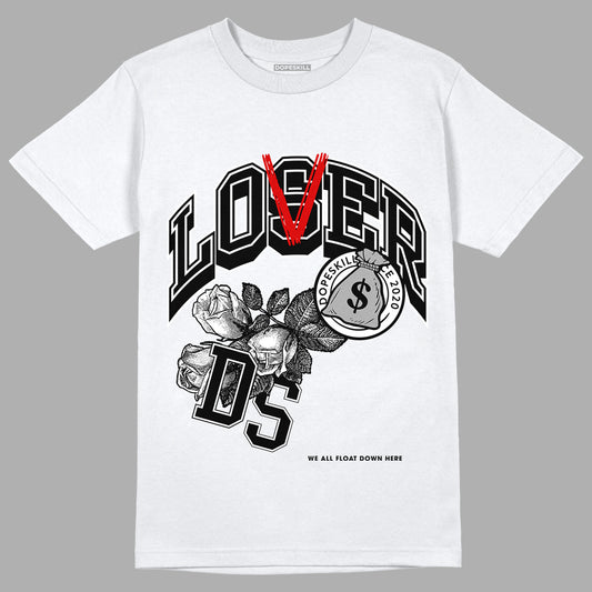 Dunk Low Panda White Black DopeSkill T-Shirt Loser Lover Graphic - White 