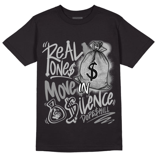 YZ 450 Utility Black DopeSkill T-Shirt Real Ones Move In Silence Graphic - Black