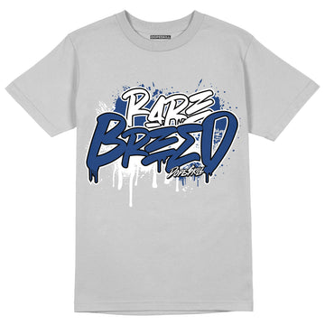 AJ 13 French Blue DopeSkill Light Steel Grey T-shirt Rare Breed Graphic