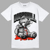 Black Canvas 4s DopeSkill T-Shirt Sick Bear Graphic - White 